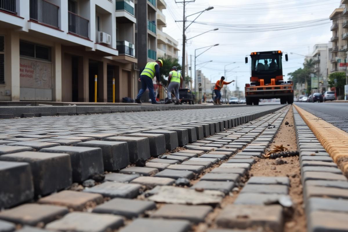 Pavimentação e drenagem urbana