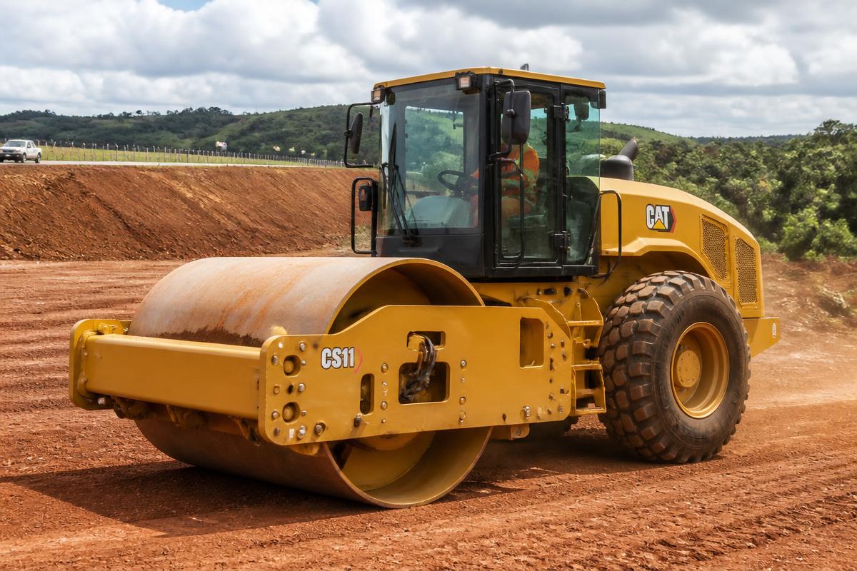 Compactador / Rolo disponível para locação em Teresina